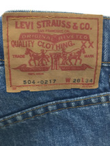 Levi’s◆ボトム/28/デニム/IDG/無地/504-0217_画像4