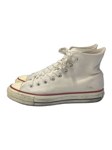 CONVERSE◆ハイカットスニーカー/UK7/WHT