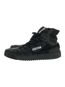 OFF-WHITE◆ハイカットスニーカー/40/BLK