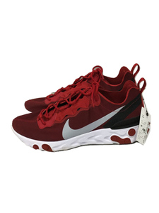 NIKE◆REACT ELEMENT 55/リアクトエレメント/レッド/BQ6166-601/27cm/RED