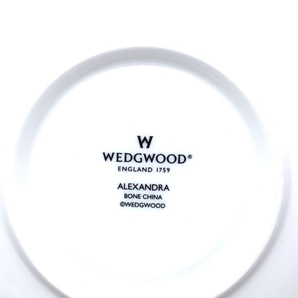 WEDGWOOD◆アレクサンドラカップ&ソーサー/2客セット/BLUの画像4