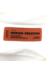 HERON PRESTON◆Tシャツ/プリント/XL/コットン/WHT/HMAA001F18632015_画像3