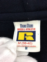 BLUE BLUE◆ジップパーカー/M/コットン/ネイビー/×RUSSELL ATHLETIC_画像3