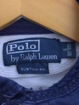 POLO RALPH LAUREN◆ポロシャツ/S/コットン/WHT/無地_画像3