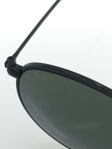 Ray-Ban◆サングラス/メタル/BLK/GRN/メンズ/w1574_画像4