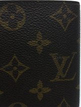 LOUIS VUITTON◆2つ折り財布/ブラウン/モノグラム/レディース_画像6