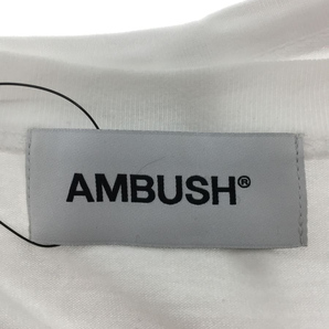 AMBUSH◆19SS/LAYERED T-SHIRT/Tシャツ/3/コットン/WHTの画像3