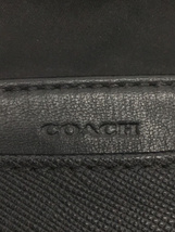 COACH◆クラッチウォレット/カードケース収納/長財布/レザー/BLK/メンズ_画像3