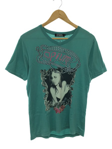 HYSTERIC GLAMOUR◆Tシャツ/S/コットン/GRN/0251CT22