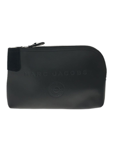 MARC JACOBS◆マークジェイコブス/セカンドバッグ/レザー/BLK