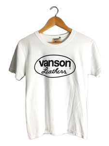 VANSON◆Tシャツ/S/コットン/WHT/4252-01