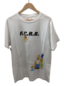 F.C.R.B.(F.C.Real Bristol)◆19SS/THE SIMPSONS/Tシャツ/L/コットン/WHT/FCRB-190131