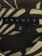 theory◆長袖シャツ/2/シルク/BRW/総柄/333254_画像3