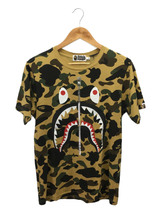 A BATHING APE◆Tシャツ/S/コットン/BEG/001CSJ201002M_画像1