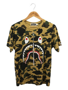 A BATHING APE◆Tシャツ/S/コットン/BEG/001CSJ201002M