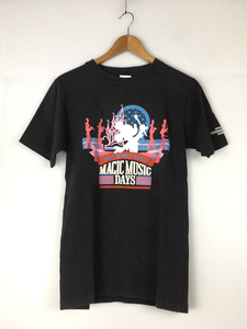 Disney◆MAGIC MUSIC DAYS/WALT DISNEY WORLD/Tシャツ/L/コットン/ブラック