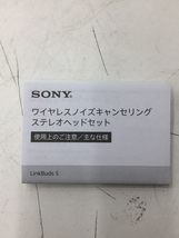 SONY◆イヤホン・ヘッドホン LinkBuds S WF-LS900N (W) [ホワイト]_画像7