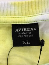 AVIREX◆Tシャツ/XL/コットン/イエロー/6103468/タイダイ柄_画像3