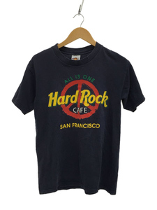 HARD ROCK◆90s/USA製/SAN FRANCISCO/Tシャツ/S/コットン/NVY