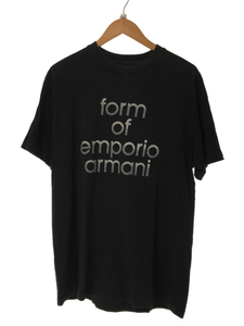 EMPORIO ARMANI◆Tシャツ/FREE/コットン/BLK/擦れによる毛羽立ち有