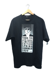 kolor◆Tシャツ/2/コットン/BLK/20SCM-T27204S