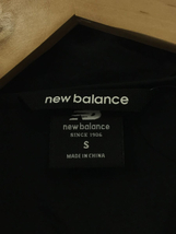 NEW BALANCE◆ナイロンジャケット/S/ナイロン/BLK/無地_画像3