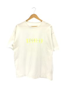 RESOUND CLOTHING◆ロゴ/Tシャツ/1/コットン/WHT/プリント