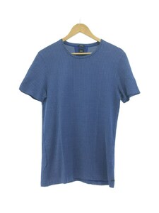 HUGO BOSS◆SLIM FIT /COTON SILK/Tシャツ/M/コットン/BLU/10207598