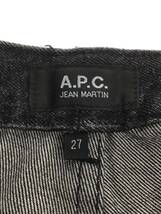 A.P.C.◆JEAN MARTIN/ボトム/27/コットン/BLK_画像4