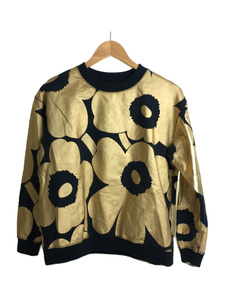 marimekko◆スウェット/XS/コットン/BLK/52184-5-46784