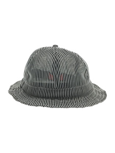 Supreme◆ハット/-/ポリエステル/BLK/ストライプ/メンズ/22SS/Stripe Mesh Bell Hat
