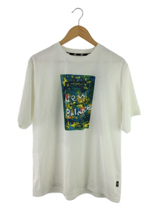 NEW BALANCE◆Tシャツ/XL/コットン/WHT/AMT35020