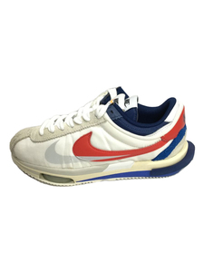 NIKE◆ローカットスニーカー/27cm/WHT/DQ0581-100/sacai/Zoom Cortez White and U