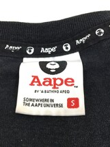 AAPE BY A BATHING APE◆Tシャツ/S/コットン/BLK/AAPTEM2814XX8/使用感有_画像3