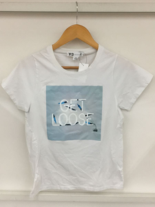 Y-3◆Tシャツ/M/コットン/WHT/AP4124