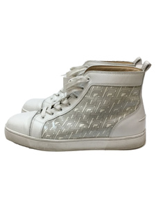 Christian Louboutin◆ハイカットスニーカー/42/WHT/louis cl motif white high top trainers