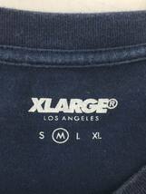 X-LARGE◆Tシャツ/M/コットン/NVY/使用感アリ_画像3