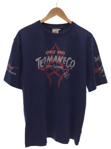 TED MAN(TED COMPANY)◆Tシャツ/44/コットン/NVY/プリント