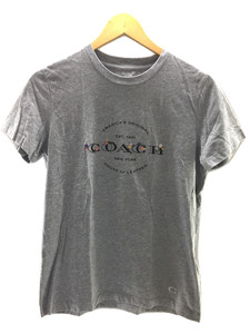 COACH◆Tシャツ/XS/コットン/GRY/33867