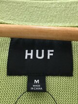 HUF◆カーディガン(厚手)/M/アクリル/GRN/CHAIN LINK CARDIGAN/23SS_画像3