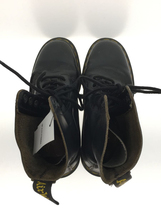 Dr.Martens◆靴/レディース/10ホール/ブーツ/BLK/レザー/全体的に使用感有/革/ブラック/黒_画像3