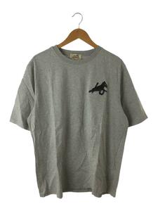 HERMES◆Equestrian Puzzle/Tシャツ/XL/コットン/グレー