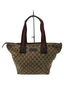 GUCCI◆トートバッグ_GGキャンバス/キャンバス/BRW