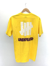 UNDEFEATED◆Tシャツ/M/コットン/YLW/220011001066_画像2