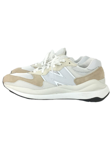 NEW BALANCE◆ローカットスニーカー/27cm/WHT/スウェード/M5740PCA