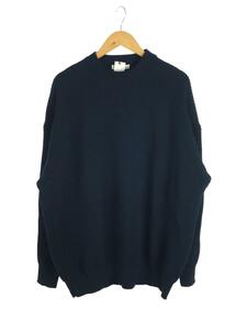 FREAK’S STORE◆21AW/クルーネックリブニット/セーター(厚手)/M/ポリエステル/NVY/213-1310