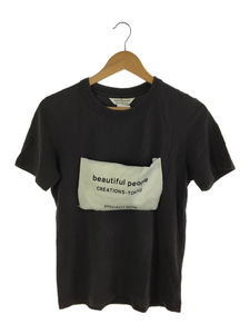 beautiful people◆Tシャツ/-/コットン/GRY/無地/1815310413/サイズ160表記