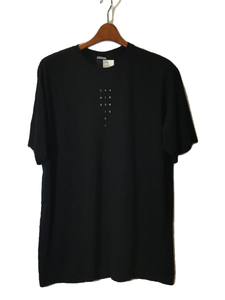 The Viridi-anne◆Jersey T-Shirt with Embroidery/2/コットン/BLK/VI-3353-01