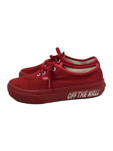 VANS◆ローカットスニーカー/23cm/RED/キャンバス/v44cf M.LOGO