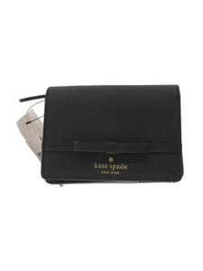 kate spade new york◆カードケース/牛革/BLK/レディース/PWRU5722